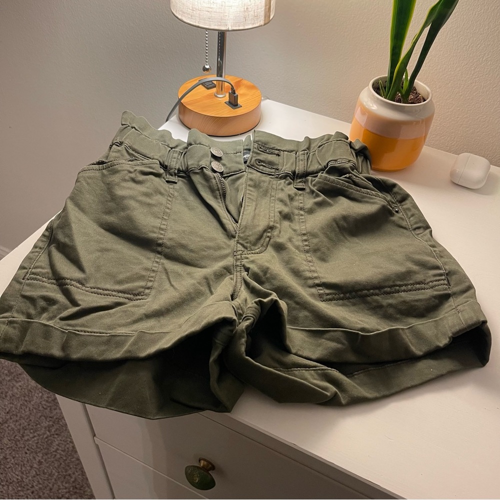 Express Shortie Super High Rise Shorts